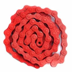 YBN Chain Chaîne Vélo BMX FIXIE Single Speed Rouge