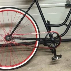 YBN Chain Chaîne Vélo BMX FIXIE Single Speed Rouge -Promos Transmission Boutique chaine velo bmx fixie single speed rouge full 3