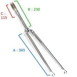 Fourche Droite Chromée 1 Pouce - BLB Classic -Promos Transmission Boutique fourche droite chromee 1 pouce blb classic full 4