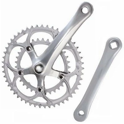 Mighty Pédalier Vélo Double Plateau 34 / 50 Dents 9 Vitesses -Promos Transmission Boutique pedalier velo double plateau 34 50 dents 9 vitesses full