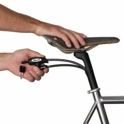 Tige De Selle Vélo 27.2 Mm Avec Antivol Câble Intégré XLC